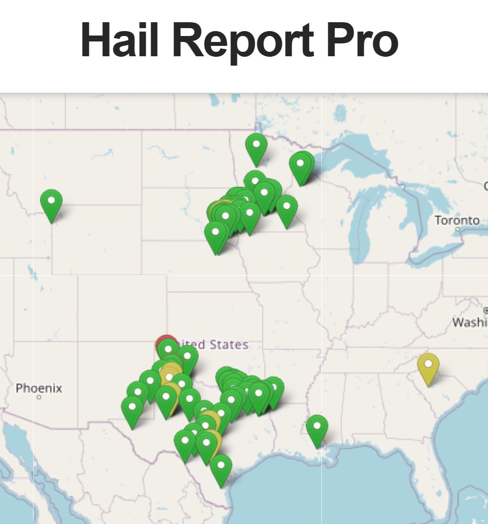 PDRintel's tweet photo. Memorial Day Weekend Hail Report - Friday May 22 thru Tuesday May26th 2026: 102 hail storms in 10 states (LA, TX, SC, SD, MN, IA, NE, NM, ID, WI) - https://t.co/fde7cmKsyS + Hail maps ~ checkout https://t.co/VHx2Vty1Gq https://t.co/k0R9oKkNDH