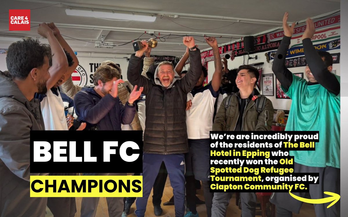 FreespeechShell's tweet photo. First it was Wethersfield FC for the illegal migrants....... Now it’s Bell FC.

Across Britain, we are increasingly seeing football teams formed exclusively for asylum seekers and migrant hotel residents  funded, organised, and promoted by activist groups and taxpayer-backed networks.

At the Bell Hotel in Epping, residents housed there at public expense were entered into a refugee football tournament organised by Clapton Community FC, with Care4Calais celebrating the team’s victory as a major achievement.

Meanwhile, many local young people struggle to access pitches, funding, youth clubs, and basic community services.

Care4Calais says this was the first offsite activity since protests began outside the hotel. But those protests didn’t emerge in a vacuum. Local residents have repeatedly voiced concerns about large-scale asylum accommodation being imposed on communities without consent.

Instead of listening, critics are smeared as “far-right”.

It seems migrants housed in hotels and barracks are receiving organised activities, support structures, and dedicated resources while ordinary British communities are ignored.

People are watching hotel accommodation become semi-permanent. They are watching parallel systems emerge. And they are being told not to question any of it.

That is why public anger keeps growing.