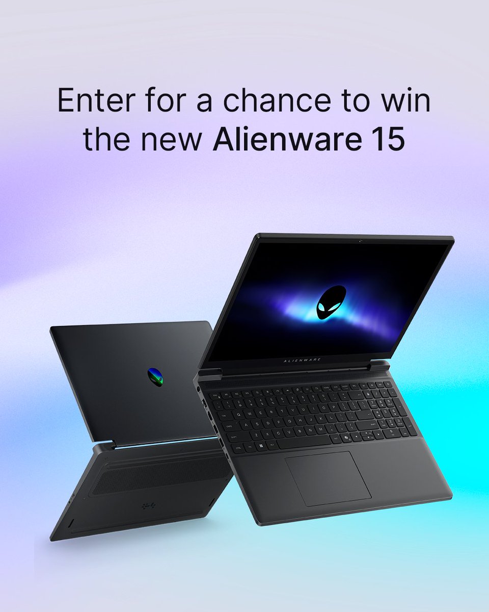 Alienware's tweet photo. Feeling lucky? 🍀 We’re giving away our new Alienware 15 Gaming Laptop on Alienware Arena to one winner. Enter for your chance to win ➡️ https://t.co/6yQYI4dft1

Open to US &amp; Canada (excluding Quebec). Closes June 21. https://t.co/MTcSoh7IuG