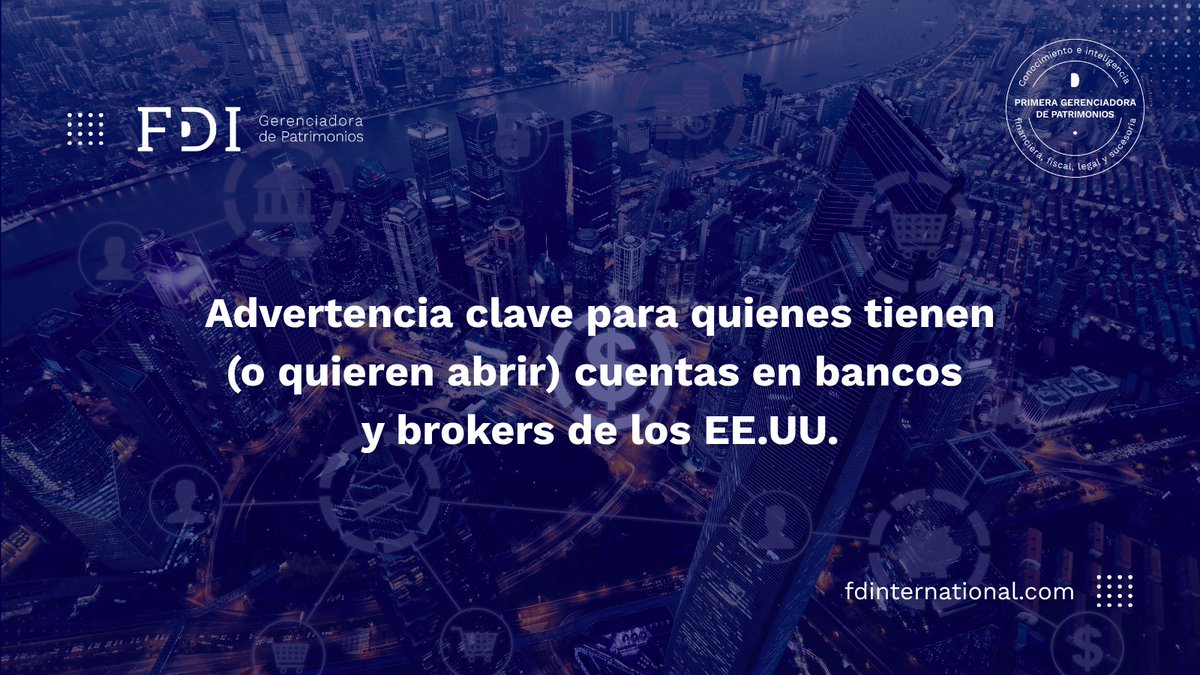 marianosardans's tweet photo. Advertencia si tenés cuenta en EE.UU.

Si bien abrir una cuenta en un banco o broker estadounidense suele ser un proceso relativamente accesible (sobre todo para no residentes con documentación inicial completa), preservarla en el tiempo se ha convertido en el verdadero desafío.

Los departamentos de AML (Anti-Money Laundering) y Compliance de las entidades norteamericanas aplican hoy estándares extremadamente rigurosos, particularmente con clientes no residentes, que son percibidos como de mayor riesgo.

Para personas físicas (cuentas individuales o joint).

Todos los movimientos -ingresos y egresos- deben alinearse de forma clara y demostrable con la realidad patrimonial, profesional y familiar del titular y/o de sus beneficiarios económicos. Los pagos habituales de la vida cotidiana (ayuda a hijos o padres, paquetes turísticos, honorarios profesionales, suscripciones, etc.) generalmente no generan inconvenientes siempre que sean razonables en monto y frecuencia.

Sin embargo, operaciones de mayor envergadura exigen documentación sólida y actualizada:

•    Compra/venta de inmuebles, vehículos u otros activos de alto valor > escrituras, títulos de propiedad o contratos.

•    Donaciones recibidas o realizadas > instrumento público o acuerdo formal que acredite origen y legitimidad.

•    Préstamos a terceros > suelen aceptarse sin mayor problema cuando son entre familiares directos. Con terceros no relacionados (especialmente en brokers) aumenta significativamente el riesgo de preguntas o cierre, ya que pueden interpretarse como layering o falta de propósito económico claro.

Para cuentas de empresas comerciales.

Cada flujo debe sustentarse en facturas o contratos reales directamente vinculados al giro habitual de la compañía. Se evalúa coherencia entre montos, periodicidad, contrapartes y actividad declarada. Las operaciones con accionistas (aportes de capital, préstamos intra-grupo, dividendos o distribuciones) suelen ser más flexibles y, en muchos casos, basta con una descripción clara en el campo de “concepto” o memo de la transferencia. Aun así, recomendamos respaldarlas con actas societarias o asientos contables.

¿Cuál es el Punto crítico?

Los departamentos de AML de EE.UU. son especialmente sensibles con clientes extranjeros. Los factores que elevan el riesgo de revisión profunda o cierre unilateral incluyen:

•    Ingresos frecuentes de jurisdicciones de alto riesgo o de origen no claro.

•    Volúmenes de movimiento que no se corresponden con el perfil declarado al momento de la apertura (Source of Funds / Source of Wealth).

•    Uso de la cuenta como “paso intermedio” (frecuentes transferencias entrantes y/o salientes sin propósito económico aparente).

•    Actualizaciones tardías o incompletas de información KYC (cambios de domicilio, actividad, beneficiarios, etc.).

Cuando los flujos no responden a una lógica patrimonial o comercial demostrable, los bancos y brokers cierran la cuenta de forma unilateral y sin necesidad de dar explicaciones detalladas. En muchos casos, esto genera reportes SAR (Suspicious Activity Reports) internos que luego pueden complicar la apertura de nuevas cuentas en otras entidades.

Recomendación final.

Una documentación rigurosa, consistente y actualizada no es un exceso formalista: es la mejor herramienta de protección que tiene el cliente no residente.

Mantener un archivo ordenado de respaldos (digital y físico), responder con celeridad a cualquier requerimiento de información y evitar “sorpresas” en los movimientos son prácticas que marcan la diferencia entre conservar la cuenta durante años o perderla en cuestión de semanas.

---------------------
FDI Wealth Management LLC está registrada en los EE.UU. como Investment Advisor y regulada por la Securities and Exchange Commission (SEC). https://t.co/ByYCA9yRsi