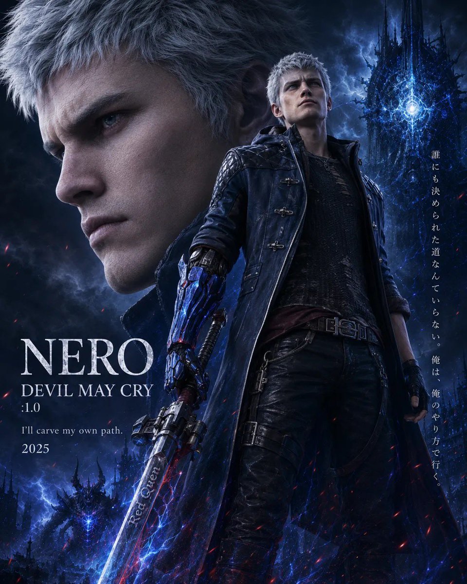 Pulaxki's tweet photo. Devil May Cry https://t.co/OHsQqzakSW