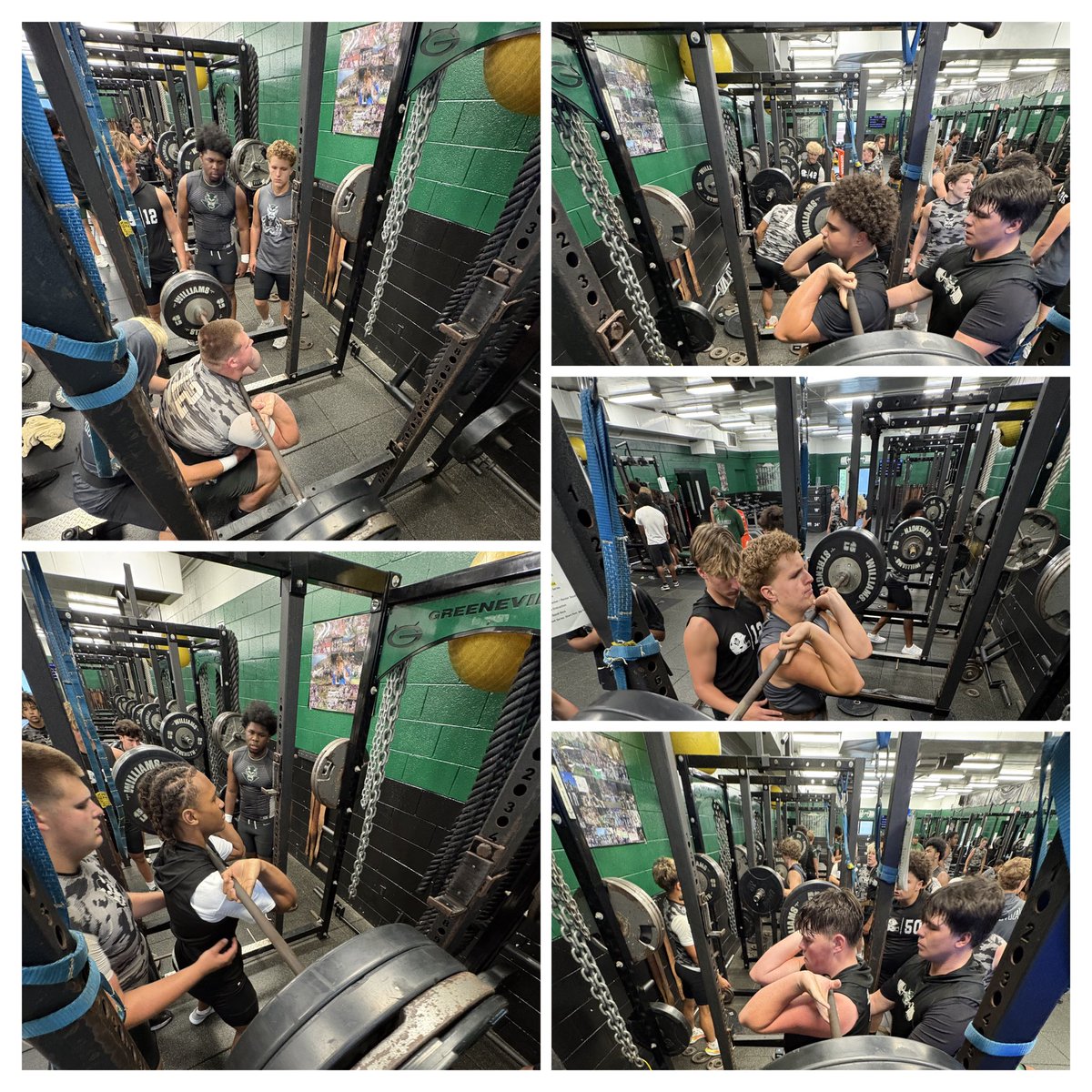 coachcraw4d's tweet photo. Greetings! Oh to the Yeah!!
Those @GreeneDevilsFB Summer WORKouts are underway!! The “Standard” is the “Standard”…
Gettin’ Developed? Yup!!
-Strength🏋🏽 
-Speed💨 
-Flexibility 🦵🏼 
-Reactive🤼 
-Position Fundamentals🏈
-Unit Fundamentals🏈  
-Conditioning🏃🏿‍♂️ 
Go Devils!😎🏈💯 https://t.co/yY1fcWRfzg
