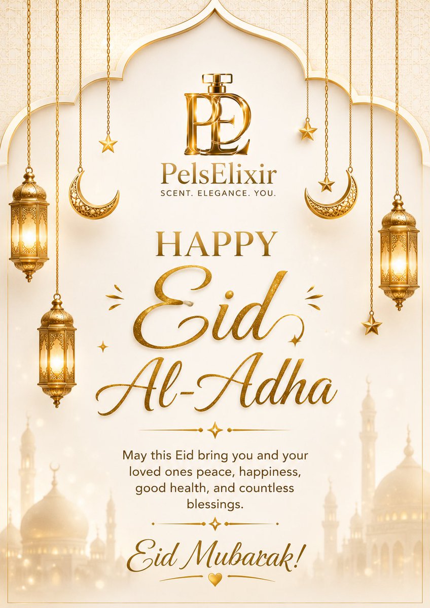 PelsElixir's tweet photo. Eid Mubarak to all our Muslim brothers and customers🥳✨

May we all have reasons to celebrate🙏 https://t.co/M2By2tiMmu