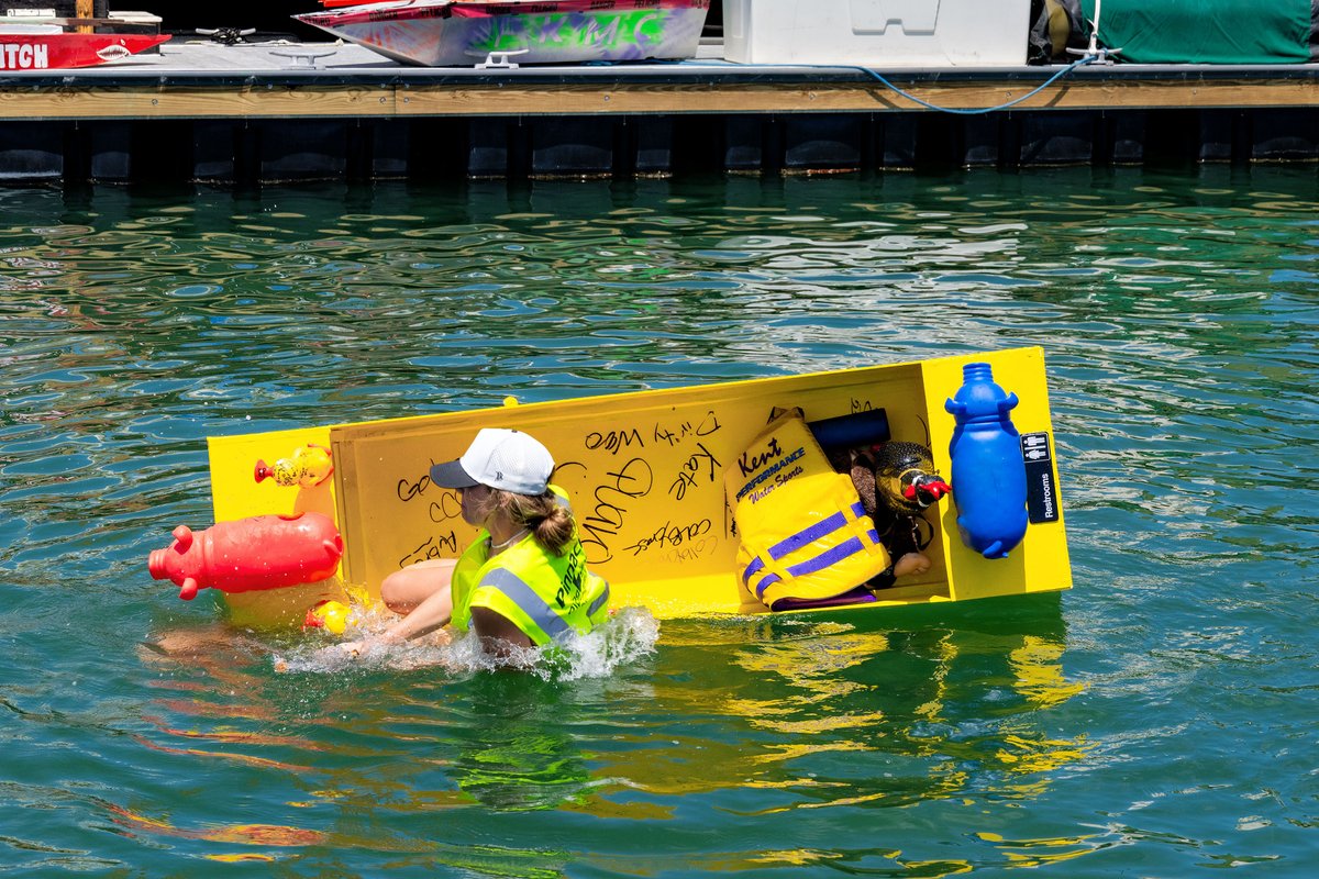 AxisTravel's tweet photo. Maritime mayhem in @thefloridakeys: The Schooner Wharf Minimal Regatta turned 35 on Sunday with teams challenged to build a working vessel using only a single 4-by-8-foot sheet of plywood, two 8-foot two-by-fours, one roll of duct tape, a pound of fasteners and epoxy paint. https://t.co/jLehlvpnwS