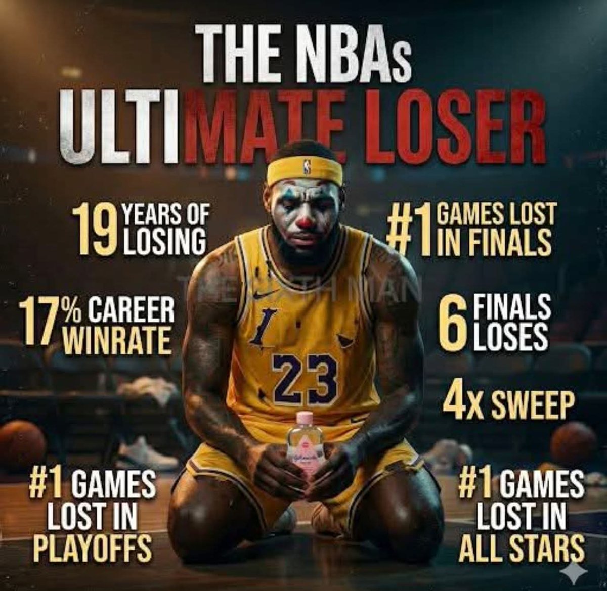 0Griever2's tweet photo. @twnkiehuntr @Thrawn137 @sportingroars Least successful? LMAO the lies and insecurity from Brontards baffles me. Kobe and MJ got more rings than Bronbron and they are least successful?? 😂😂😂😂😂😂 FOH https://t.co/mGt0xqYMju