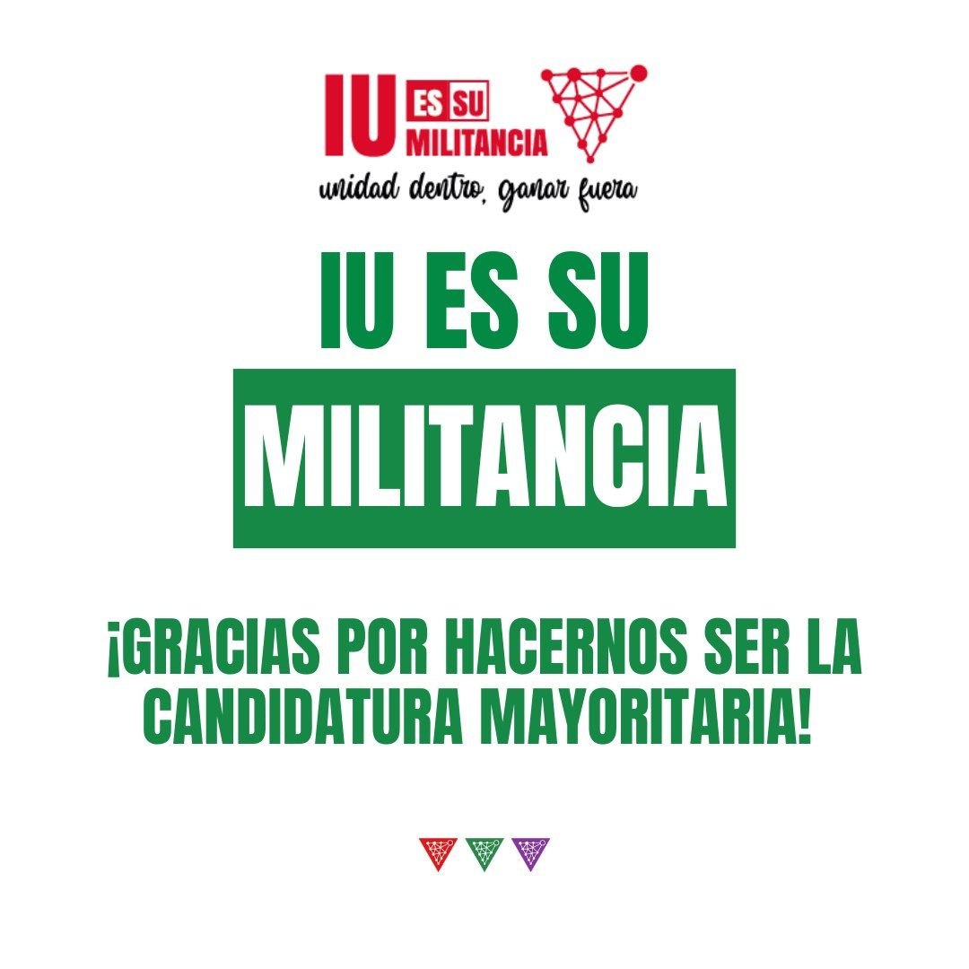 IUesMilitancia's tweet photo. ❤️‍🔥 Una vez más: gracias por la confianza.

A partir de ahora, vamos a por todas con el objetivo de echar a Almeida del Palacio de Cibeles con @YorchsCD89.

Organicemos la esperanza para transformar Madrid. 🔥🚩 https://t.co/cAGClhFtrk