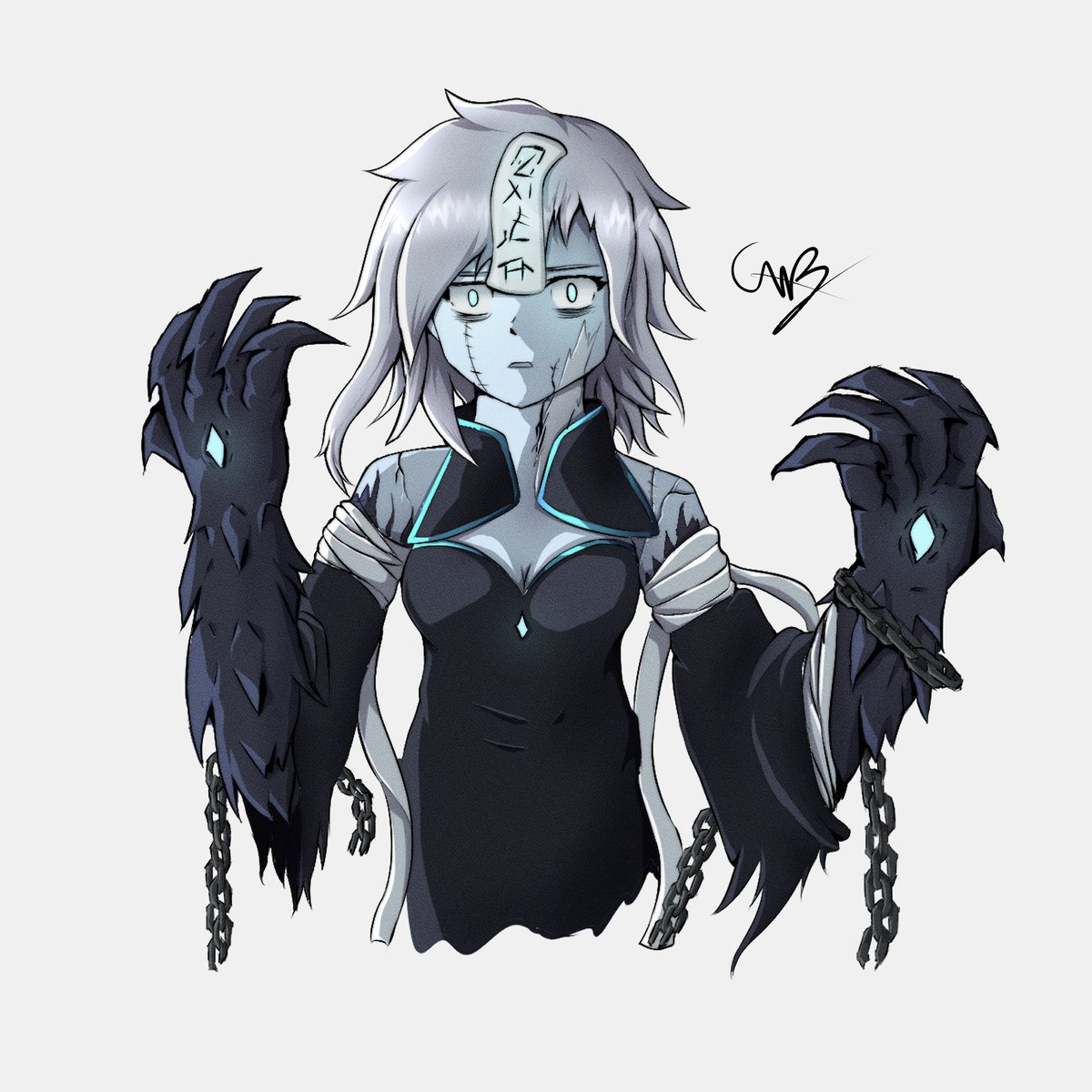 caabax's tweet photo. #EmberAndIcicle #MinecraftMod #anime #Jiangshi #art https://t.co/uaDESkOwzH