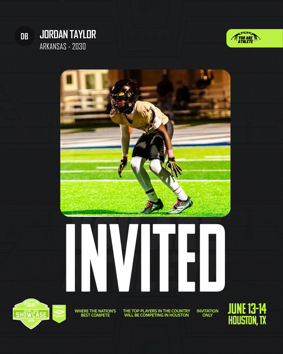 _heirjordan7's tweet photo. Thanks for the invitation 🙏🏽 @youareathlete @ShockDoctor 
@WhoIsPacino @Category1Mari 
@PrepRedzoneAR https://t.co/wS6sjafhSG