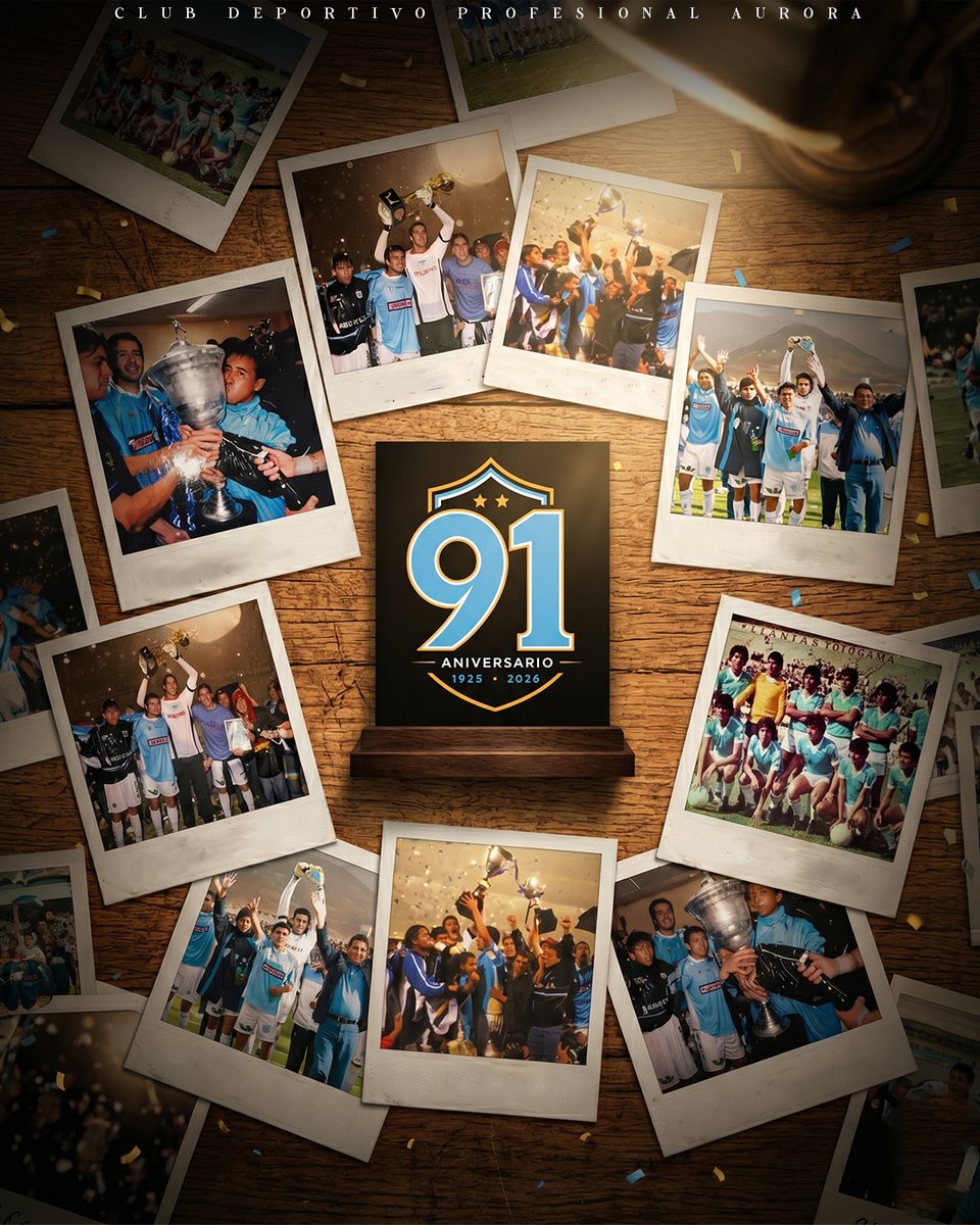 CDAuroraOficial's tweet photo. 🔵ORGULLOSOS DE NUESTRA CELESTE CON BLANCO⚪
Son 91 años de un amor que no se cansa, que no abandona y que late en el corazón de Cochabamba.

¡Feliz 91 aniversario, amado Aurora! ️👍🤙🎉🎊 https://t.co/AjXUPuOLg5