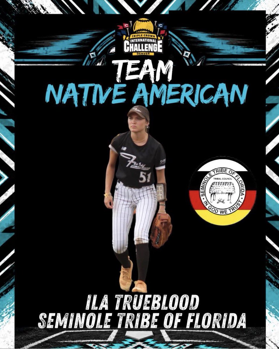 FuryBianco_FL's tweet photo. Our #10 @ilatrue2027 has been selected to play for Team Native American in the Triple Crown International Challenge this summer in Colorado. This has been a long time goal of hers and we could not be more proud. Please congratulate Ila. We know you’re going to crush it 

Follow the team on Instagram tcicteamnativeamerican