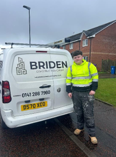 FirstStepsFT's tweet photo. Huge congratulations to Joseph! He successfully achieved his H&amp;S Certificate and gained his CSCS card before completing a 6 week placement with Briden Construction Group. His hard work and commitment have now led to full time employment 🎉 https://t.co/nI0i4AMCCe
