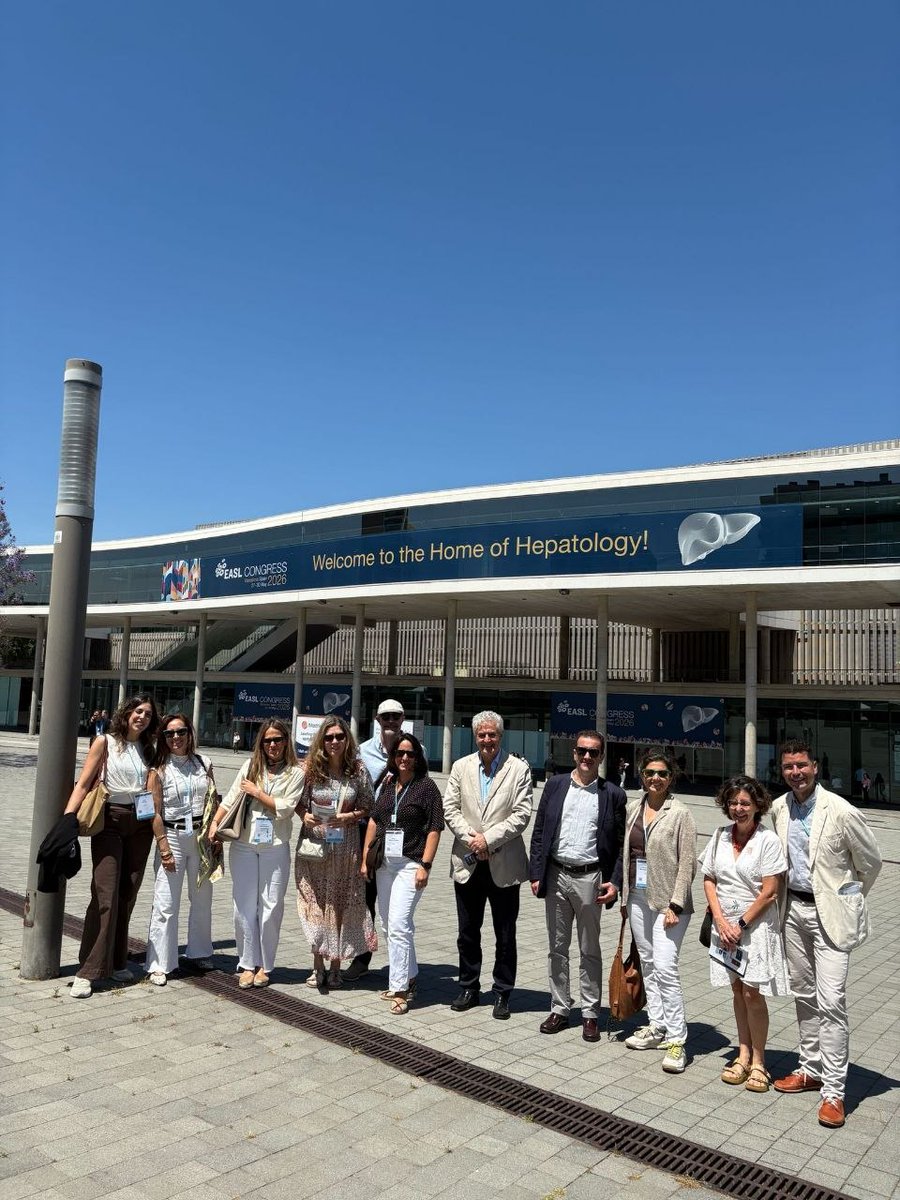 sapdes's tweet photo. 🔬 El grupo #GAH de la #SAPD está presente en el #EASLCongress en Barcelona. Compartiendo conocimiento y avanzando juntos en hepatología 💪 https://t.co/d7h3swQtas