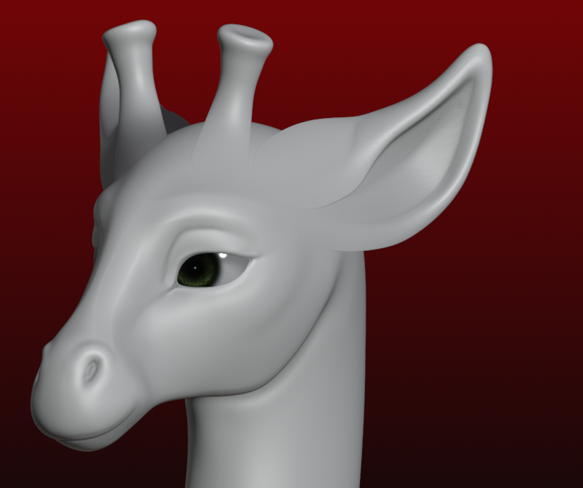 SovereignwolfSL's tweet photo. you'd be suprised how well rigged hair actually fits this so far. https://t.co/0CVXCn3Bxl