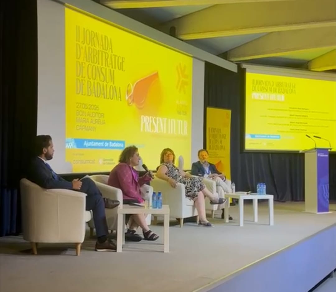 AjBadalona's tweet photo. 📍Avui el @BCIN95 ha acollit la II Jornada d’Arbitratge de Consum de #Badalona, que s'ha fet coincidint amb els 40 anys de la Junta Arbitral de Consum de la ciutat.

🤝 Un servei gratuït, ràpid i eficaç per defensar els drets dels consumidors i resoldre conflictes amb empreses. https://t.co/WRZhkV86ht