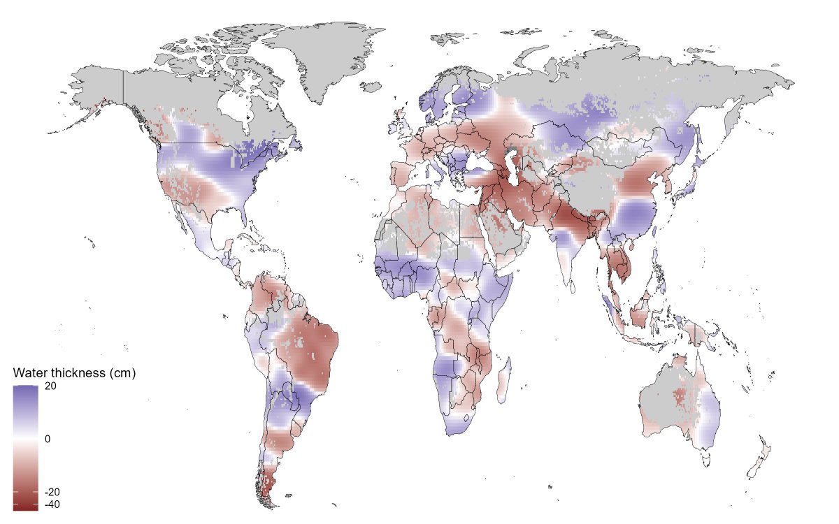 ctaylor463's tweet photo. But adaptation carries a cost. Where irrigation expands, aquifer levels drop and soils grow saltier — both visible from satellite. Adapting to climate change today can erode the future resource base [https://t.co/UNJEx9JK9q] https://t.co/D3w2IgSlKJ