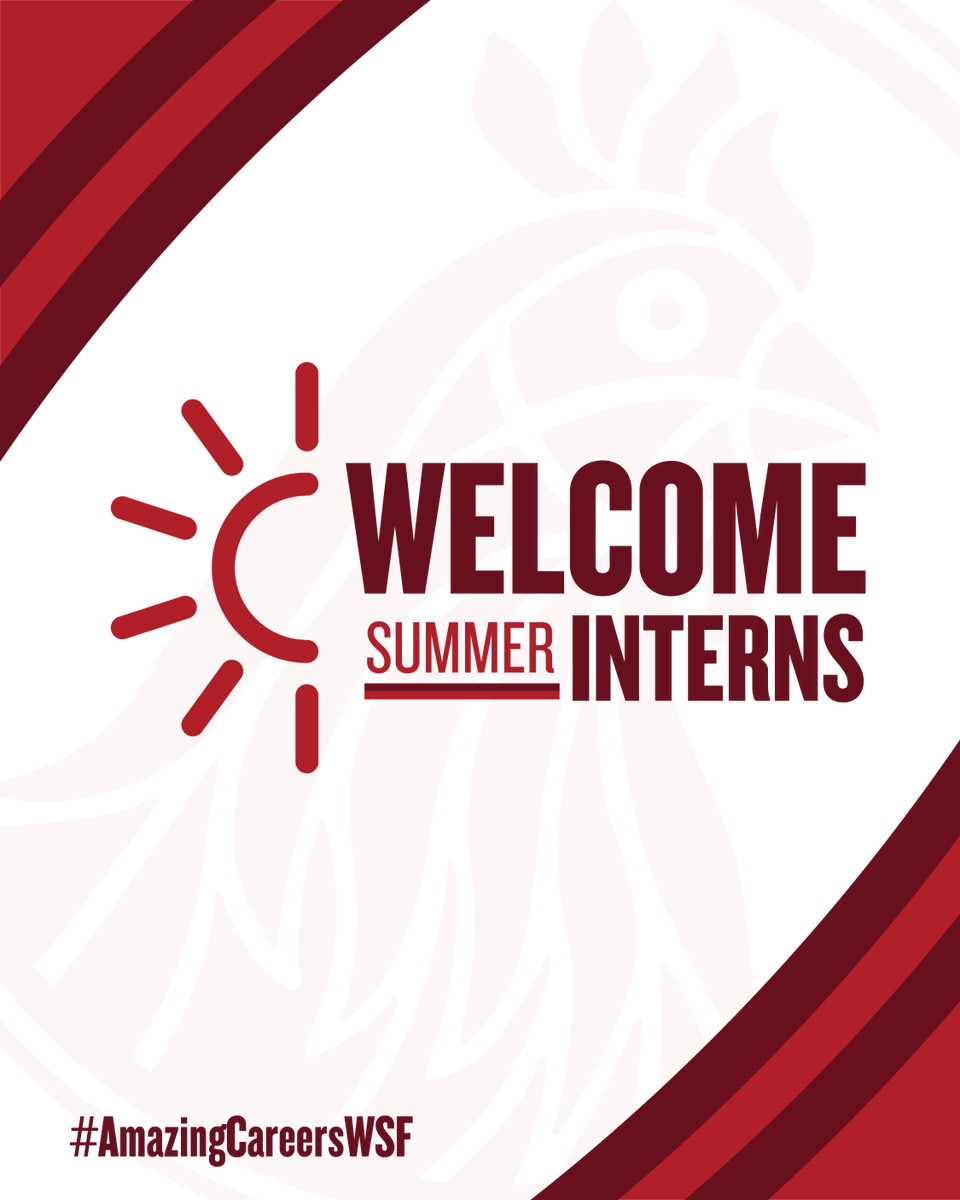 WS_Farms's tweet photo. WSF extends a warm welcome to our 2026 Summer Interns! Last week, the company kicked off our 11-week, project-based internship program by bringing 29 interns onto the team. We look forward to the contributions they’ll make and the experience they’ll gain! #MakingChickenAmazing https://t.co/tjBjxSumH1