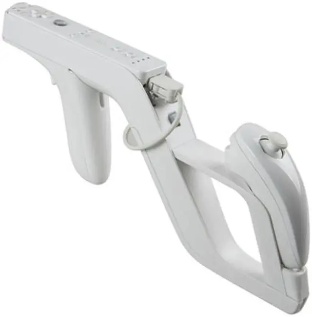 meeq64's tweet photo. @RobertDaleSmith The Wii Remote got a bunch of different adapters for gun games. Adding the nunchuck would even make it possible to adapt Goldeneye 007 into a light gun game as it was originally intended. https://t.co/6OxhQIo5ur