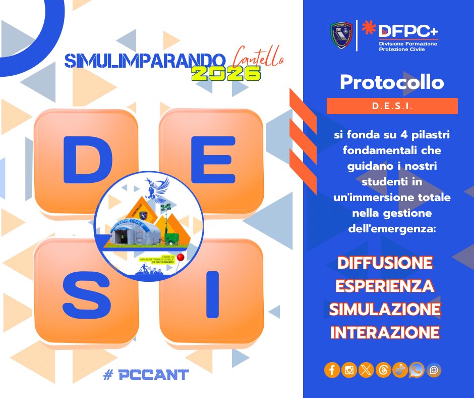 PCCantello's tweet photo. <<🔵 #𝗣𝗖𝗖𝗔𝗡𝗧 - #𝗦𝗜𝗠𝗨𝗟𝗜𝗠𝗣𝗔𝗥𝗔𝗡𝗗𝗢 ⛺️🔵>>

Che cos'è la resilienza? Non è solo teoria, è un'esperienza che si impara sul campo. 🧠💪

𝗣𝗿𝗼𝘁𝗼𝗰𝗼𝗹𝗹𝗼 𝗗.𝗘.𝗦.𝗜., l'architettura concettuale che trasforma i ragazzi da spettatori a cittadini attivi. https://t.co/1f2Fwc4BaZ