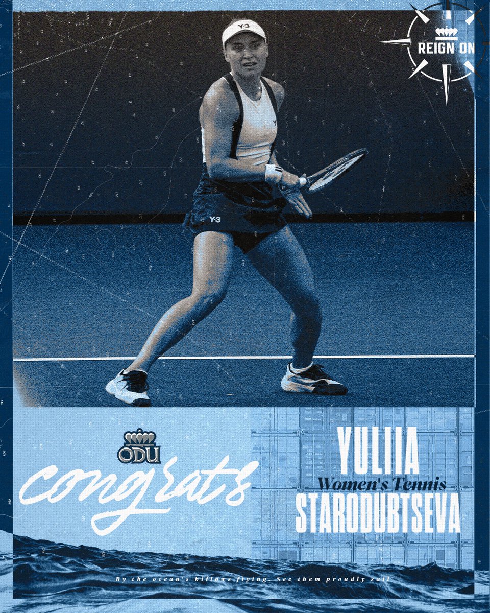 ODUWomensTennis's tweet photo. Congratulations to @YuliiaStar17  !!! Yuliia beat #2 in the world Elena Rybakina to advance to the third round of the French Open!

#ODUSports | #ReignOn | #Monarchs https://t.co/8D2BEYdDy2