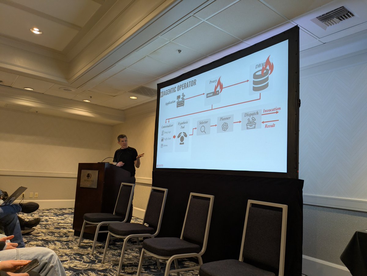 jacopotagliabue's tweet photo. @andy_pavlo guided us through LLM-powered improvements in database optimization.

If tuning Postgres becomes easier and easier, what remains as the real frontier?

Hint: optimizers! https://t.co/zDXTma8jmm