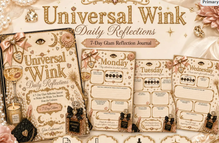 Glam_Confess_Co's tweet photo. Signs &amp; Synchronicities Journal, 7-Day Printable Reflection Pl by GlamConfessionalCo 
 https://t.co/lgpTWe8xSK via @Etsy https://t.co/deLDPl9ayX
