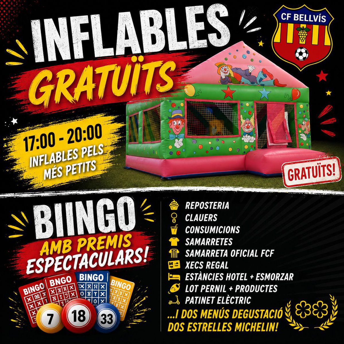 cfbellvis's tweet photo. 📣 Aquest dissabte! 📣 https://t.co/X9T7vbNmwa