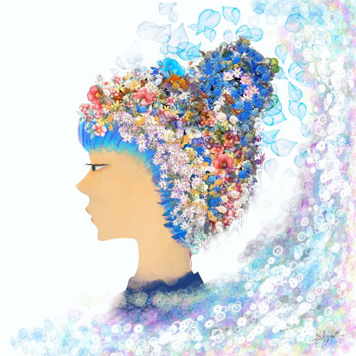 calmowl's tweet photo. Art of the Day! "Memories in Bloom". Buy at: https://t.co/hb1Yj5I5zj https://t.co/egBC7z8r1h