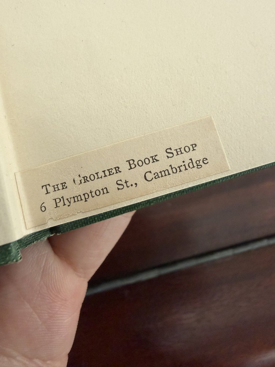 grahamscheper's tweet photo. Incredible find - in my barbershop of all places I see this first edition of Lewis’s Preface to Paradise Lost. I’ve been looking for this online for how long, and there it is, sitting in a barbershop as decor!

I asked how much I could buy it for and he gave it to me for free 😭 https://t.co/GKmmnWbJdK