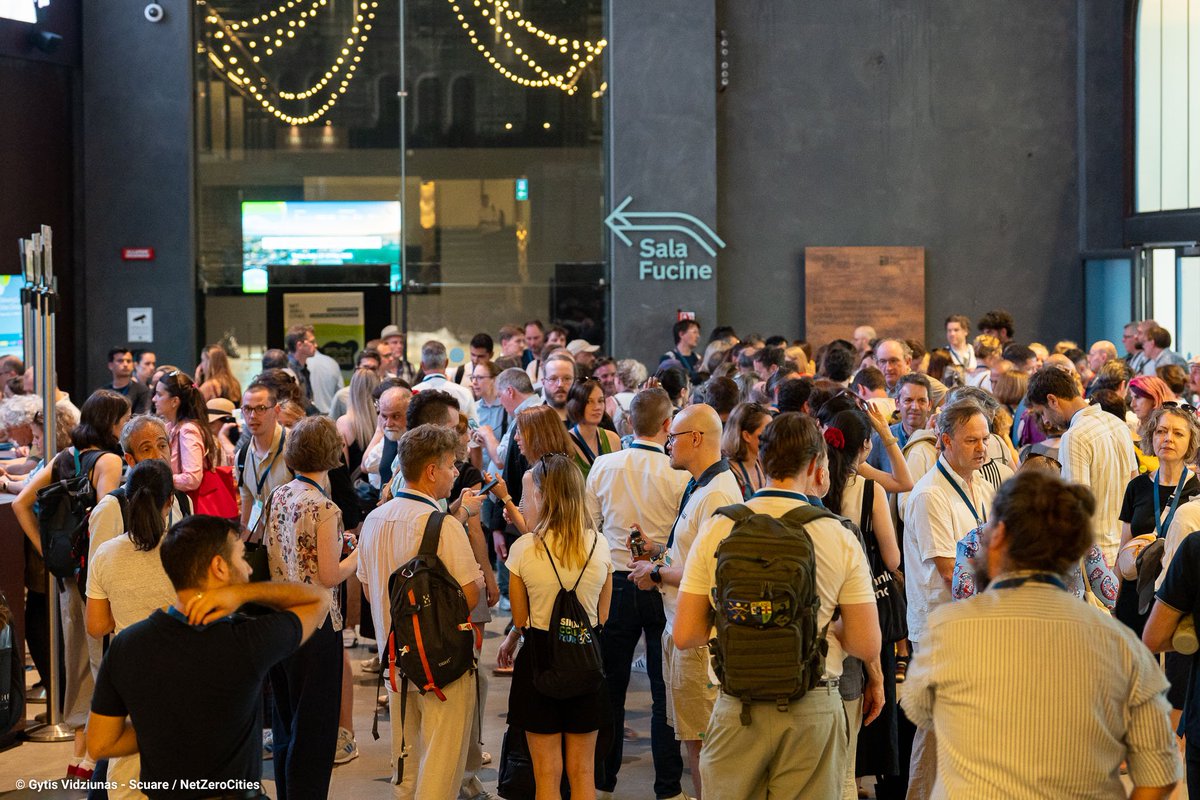 NetZeroCitiesEU's tweet photo. 🏙️ What an awesome first day of the #CitiesMissionConference2026 with 14 City Dives that took participants on an immersive and insightful journey through @twitorino's climate innovations.

We are excited to welcome you to the conference tomorrow for day 2! https://t.co/lK4m0xcTwQ https://t.co/KUtsqLiixc