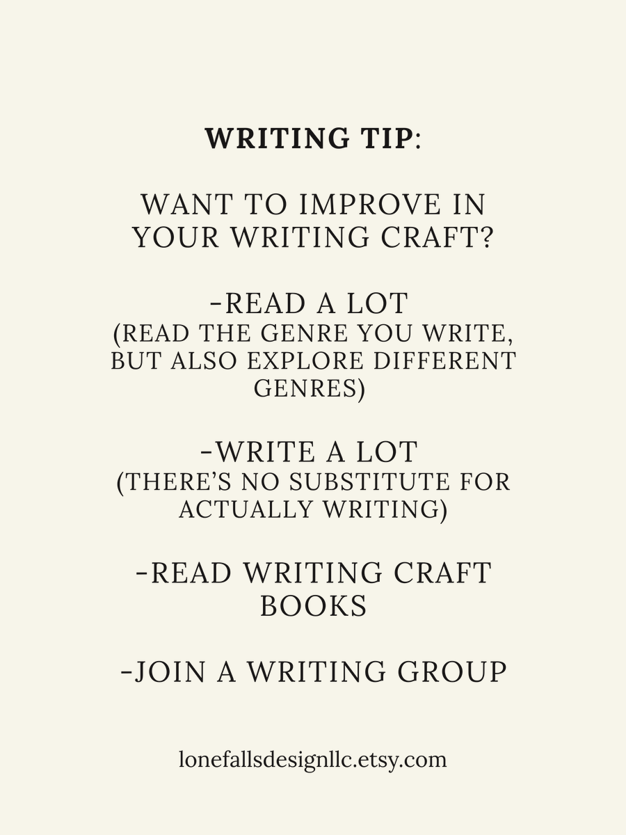 lonefallsdesign's tweet photo. Friendly writing tip for your Wednesday!

#writing #authorcommunity #writer #writingcommunity #wip #workinprogress #novel #fiction #author #writinginspiration #writingtips https://t.co/l8l3jOD6Wg