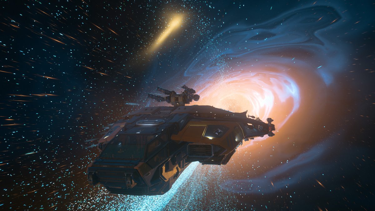 AllForger's tweet photo. Taking my brother's Paladin gunship to go shoot up some Vanduul. https://t.co/TVaAlohO6r