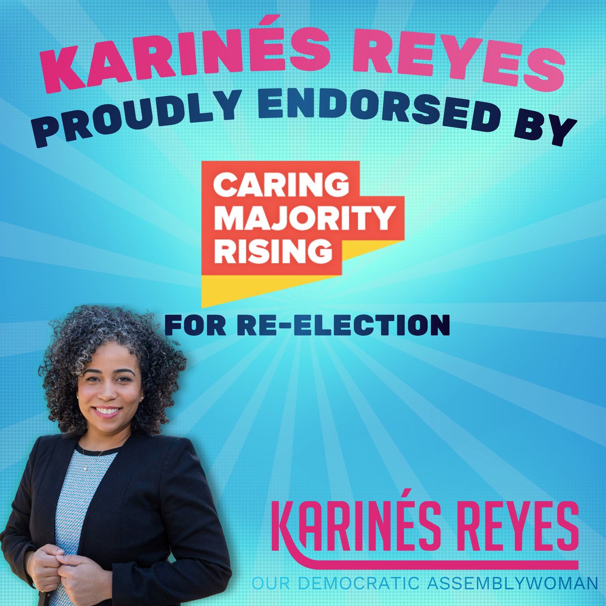 KarinesReyesNYC's tweet photo. Proud to earn the support of @CaringMRising for my re-election campaign!

As a nurse and longtime caregiver to an older relative, I understand the need for fairly compensated and culturally competent home care services.

Our district depends on good home care!

#CareNotCorruption https://t.co/wzvq6vfdaH