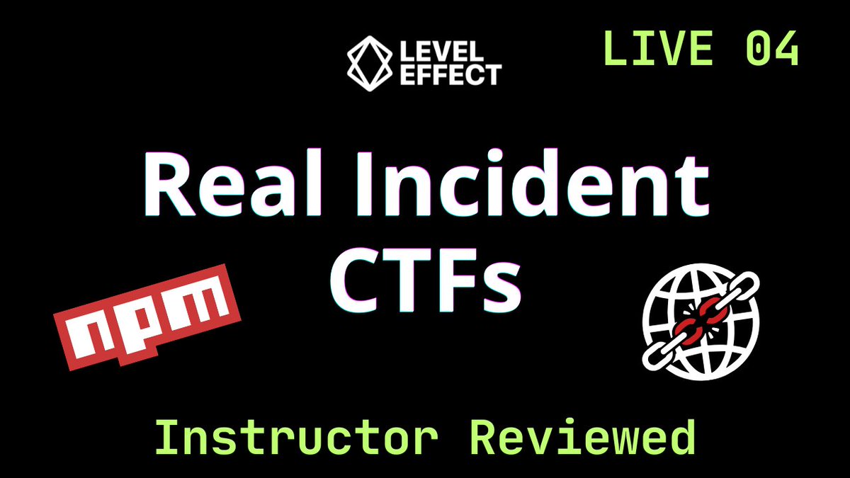 Level_Effect's tweet photo. LIVE tomorrow reviewing 3 new features we shipped:

1. Case File CTFs: Real-world incident response scenarios with progressive challenges, instructor-graded submissions, and leaderboards.

2. Certifications with verified URLs and ranked badging showing your work.

3. The "Satchel": tracks progress, courses you own, and bookmarks all on one screen.

Built for SOC analysts, detection engineers, and blue teamers training toward real-world incident response work. 

📝 Month-End Dev Stream #4 / Thursday May 28 / 12PM ET 

🔗 Guardian Foundry: https://t.co/u24C5tMAA6
