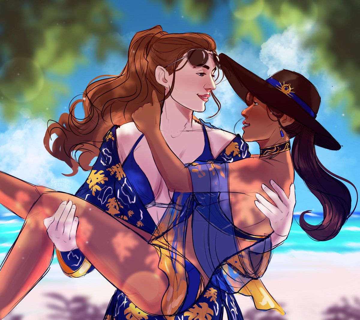 Cmdr_Sarah's tweet photo. Howdy Howdy!!! Spring is wrapping up and so it's time for my summer YCH!! I decided to reuse my single character YCH and update it for summer since so many people liked it!:) 

https://t.co/uU8apRg3dt https://t.co/D7XmFeRG1y