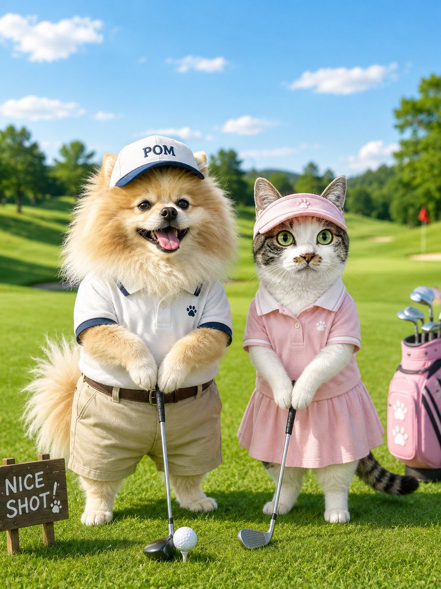 ringring8484's tweet photo. 亡き祖父は 健康志向で始めた ＃ゴルフ⛳️が趣味になり 齢92での往生の後も 家族がいくつもの予約をキャンセルしたほどでした🏌🏻
雲一つないラウンド日和の今日は 彼岸でプレーを楽しんでいる気がします😊
皆様も青空を見上げて「ナイスショット」な1日を🏌️
＃ゴルフ記念日 ＃イマソラ ＃犬も猫も https://t.co/wxBTxrgR5R