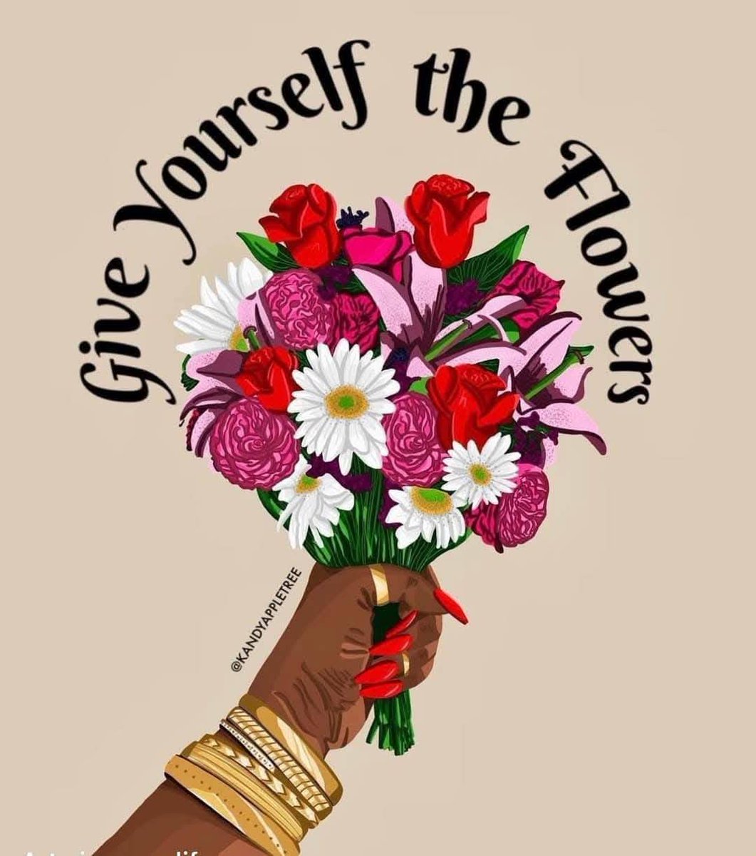 BlkHistStudies's tweet photo. Give Yourself the Flowers 🪷💐🌸🌹

Art By KandyAppleTree 💐 https://t.co/t5NIlpDsUm