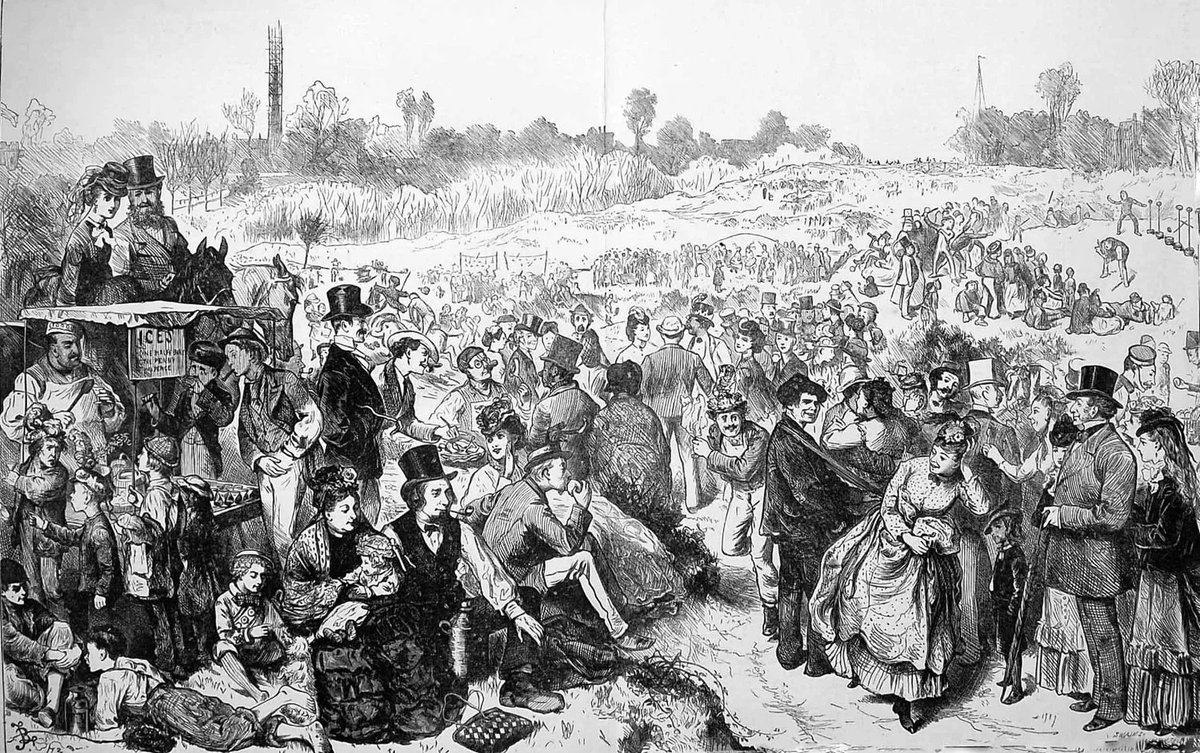 CBuhayer's tweet photo. @AaronBastani On such a scorching weekend Londoners didn't do what is best but what is... their right. Hampstead Heath was preserved to provide green access to Londoners who could not afford leaving the city. Today it's expensive to swim &amp; U need to book. They needed that access. https://t.co/aPrJbyykI9