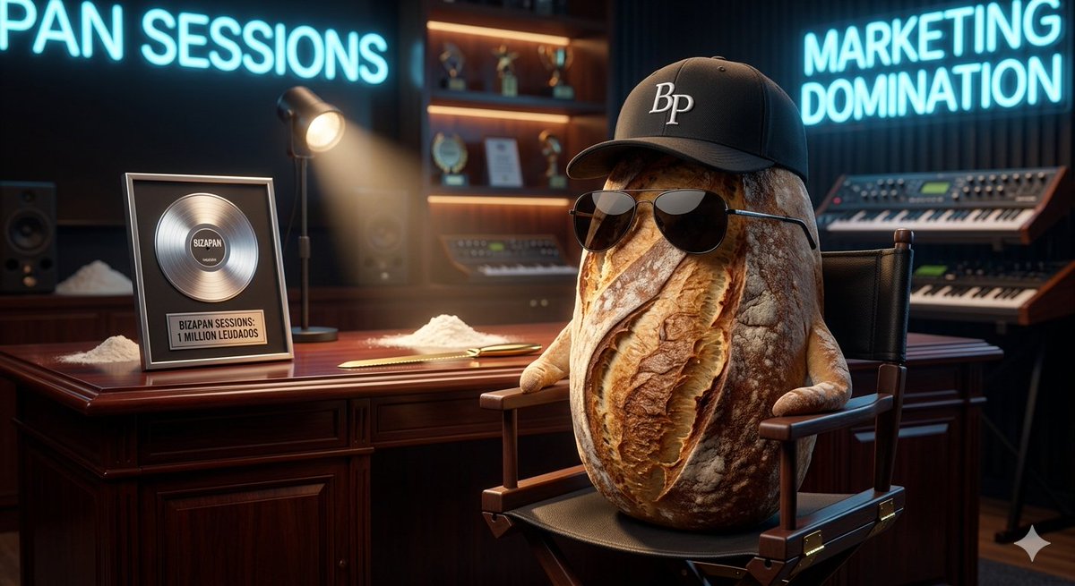 bizaPan's tweet photo. "Muchos me preguntan: ¿Biza, cómo haces para tener tanto flow y marketing en la misma miga? 📈 No es secreto, es estrategia. Llegó BizaPan para dominar el baking game. Si buscás contenido crocante, te conviene estar acá. Si no, seguí comprando pan lactal.🍞🕶️ #BizaPan #NewEra" https://t.co/R14J9EOzww