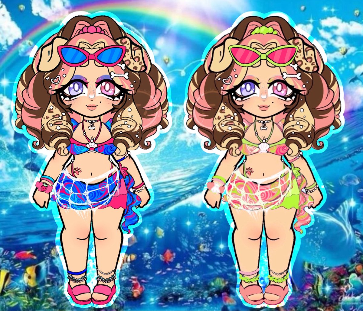 GoldieFish_VT's tweet photo. ———— ・ ✦୨୧✦ ・———— 

Hii!!! My name is Goldie! 🎀🐶
I’m a hime gyaru inspired show dog!
What you’re seeing right now is my summer design! I hope to make many new friends and have fun!!!💖

———— ・ ✦୨୧✦ ・————

Oshi mark : 🎀🐶  Art tag: #pupsncks 💖 https://t.co/RveYUx3tD6