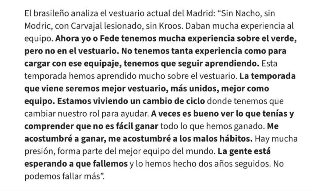 valentine_fey's tweet photo. Es gracioso que se trate a Vinicius como un bobo y seguramente ahora mismo junto a Courtois sea la persona mas sensata de ese vestuario, declaraciones de un tio que tiene los pies en el suelo. https://t.co/OSreareZ7O