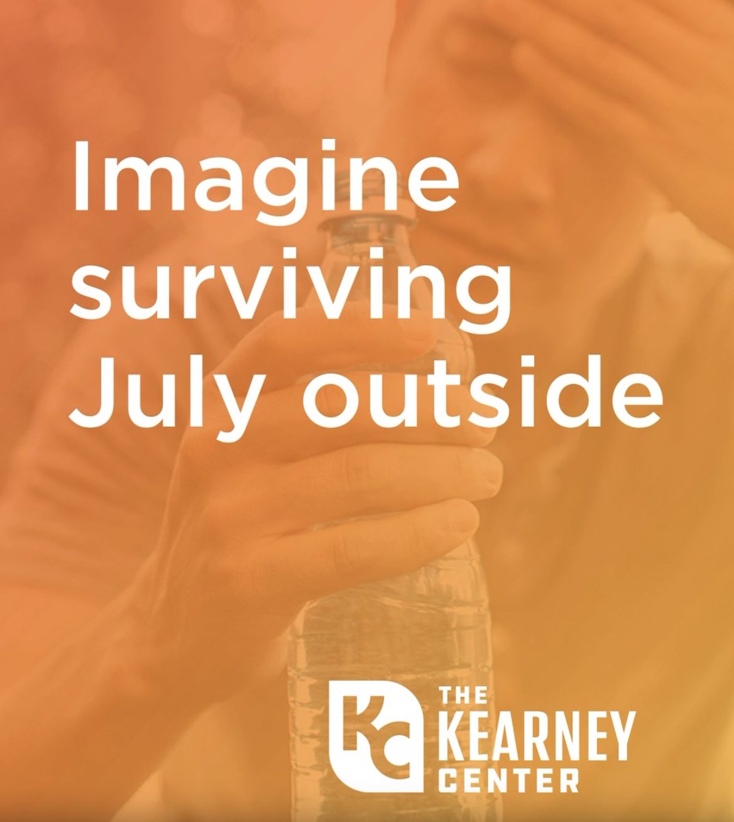 KearneyCenter's tweet photo. This summer, the Kearney Center is working to help vulnerable neighbors Beat the Heat with essentials like water bottles, cooling towels, sunscreen, bug spray, and fans.

Drop donations off at the Kearney Center’s reception desk. https://t.co/rAtf3l0FTC