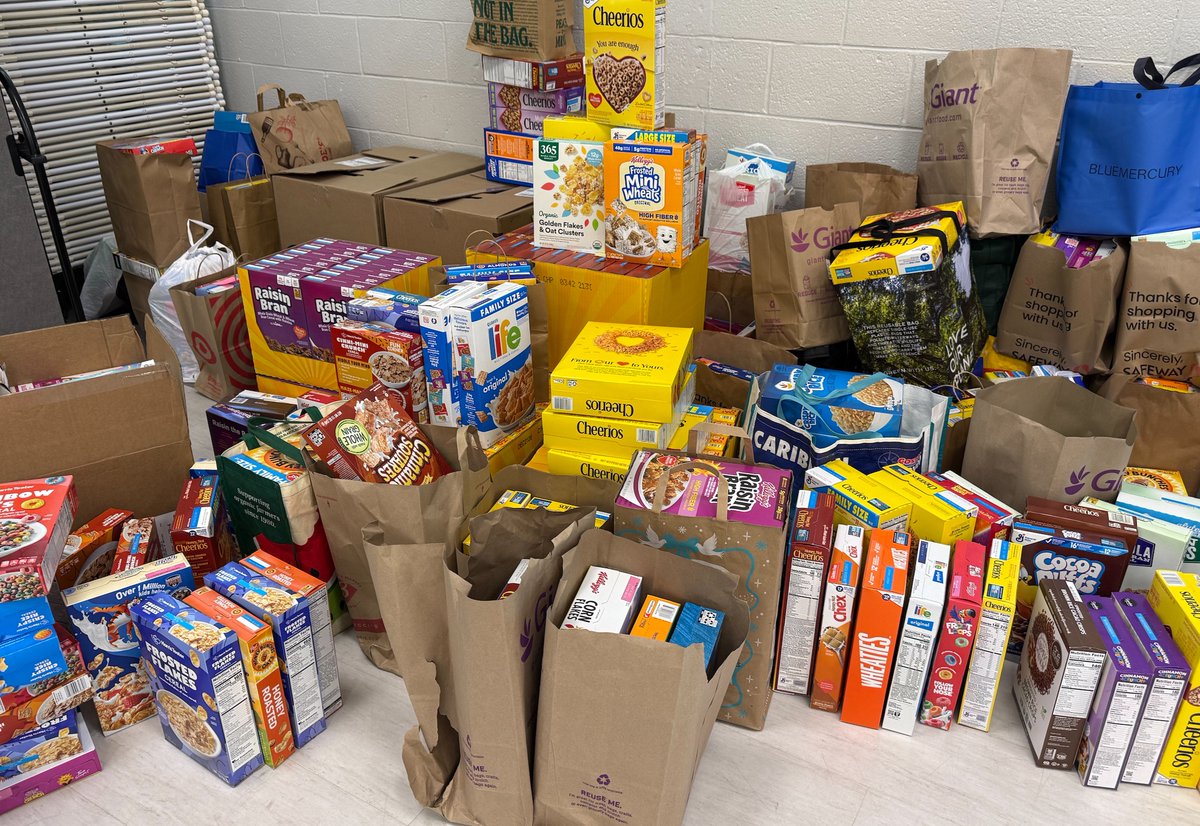 SOME_DC's tweet photo. The Woods Academy turned spirit week into impact, running a cereal drive from April 28 through May 1 that brought in 471 boxes for our organization. Students across the school showed up in a big way, with every grade contributing to the final count. Their generosity reflects the values The Woods Academy instills in its students every day.
