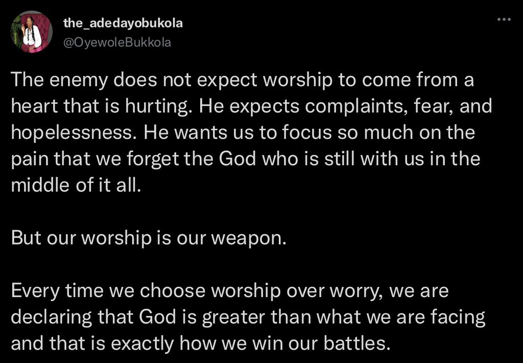 OyewoleBukkola's tweet photo. 100 days of speaking on the integrity of God’s word

Day 89📌
#Thewordworks https://t.co/wteJ0jk98I