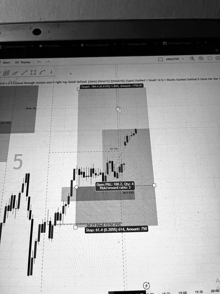 1111Crypto_'s tweet photo. This week, this week so far . I had one missed trade on US30 after placing my pending order. The bias was right, but I missed the trade.

Forward testing on XAUUSD without execution gave a 1:3 result.

On Monday, I did the same forward testing due to the bank holiday on USD pairs, which made it a low-volume day.

To me, it was still a good week because my account remains protected. Once I see the same market alignment and structure I’m looking for, I will execute my trade.