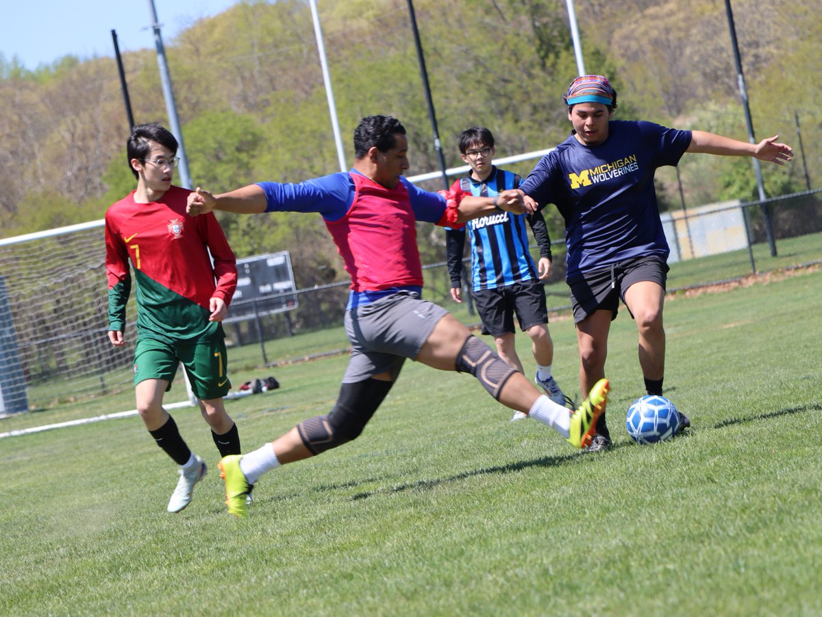 CEASSBU's tweet photo. Our CEAS community showed up in full force for the Interdepartmental Soccer Tournament. Even Wolfie came to lend a paw! While the talent across the entire CEAS community is undeniable, the Black Team secured their spot as this year's champions. ⚽️

#StonyBrookCEAS #StonyBrookU https://t.co/QmdH6jEmyi