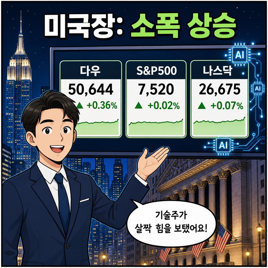 bincompleteness's tweet photo. 5/28 간밤의 미장시황 및 기름값을 만화로 정리해드립니다.

1. 국내증시
코스피 8,228.70(+2.25%) 사상 최고권 마감. 반도체 랠리가 지수 견인.
코스닥은 **1,133.13(-3.36%)**로 수급 분산·성장주 약세.

2. 미국장
다우 50,644.28(+0.36%), S&P500 7,520.36(+0.02%), 나스닥 26,674.73(+0.07%).
AI/반도체 온기는 유지됐지만 상승폭은 제한적.

3. 국제정세
미·이란 협상 기���가 유가 리스크 프리미엄을 낮춤.
다만 호르무즈·우크라이나 공방은 여전히 변동성 불씨.

4. 유가/원자재
WTI $89.41(-4.77%), 브렌트 $92.86(-6.75%) 급락.
금 $4,488.5(-0.26%), 구리 $6.3375(-0.37%) 약보합.