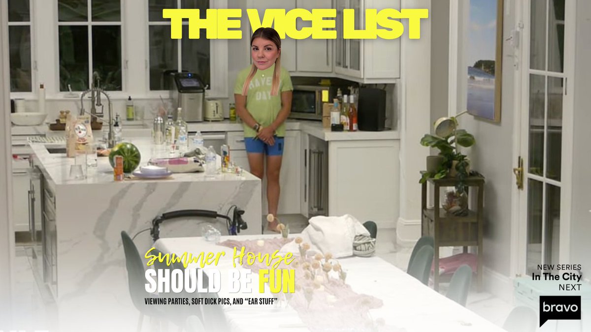1morevice's tweet photo. Amanda. Not fun.

But in a twist of events, Amanda did make summer fun.

Because it has never been more fun to be a Summer House fan.

Viewing parties, WeSTD’s 🍆, and “ear stuff” in The Vice List: Summer House Should Be Fun. 🤸‍♀️ #SummerHouse https://t.co/bN45hOM4LK
