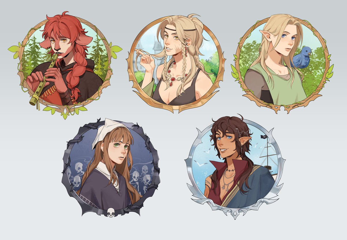 linaxchuu's tweet photo. dnd tokens for my friends https://t.co/0D6RjKu4Dz