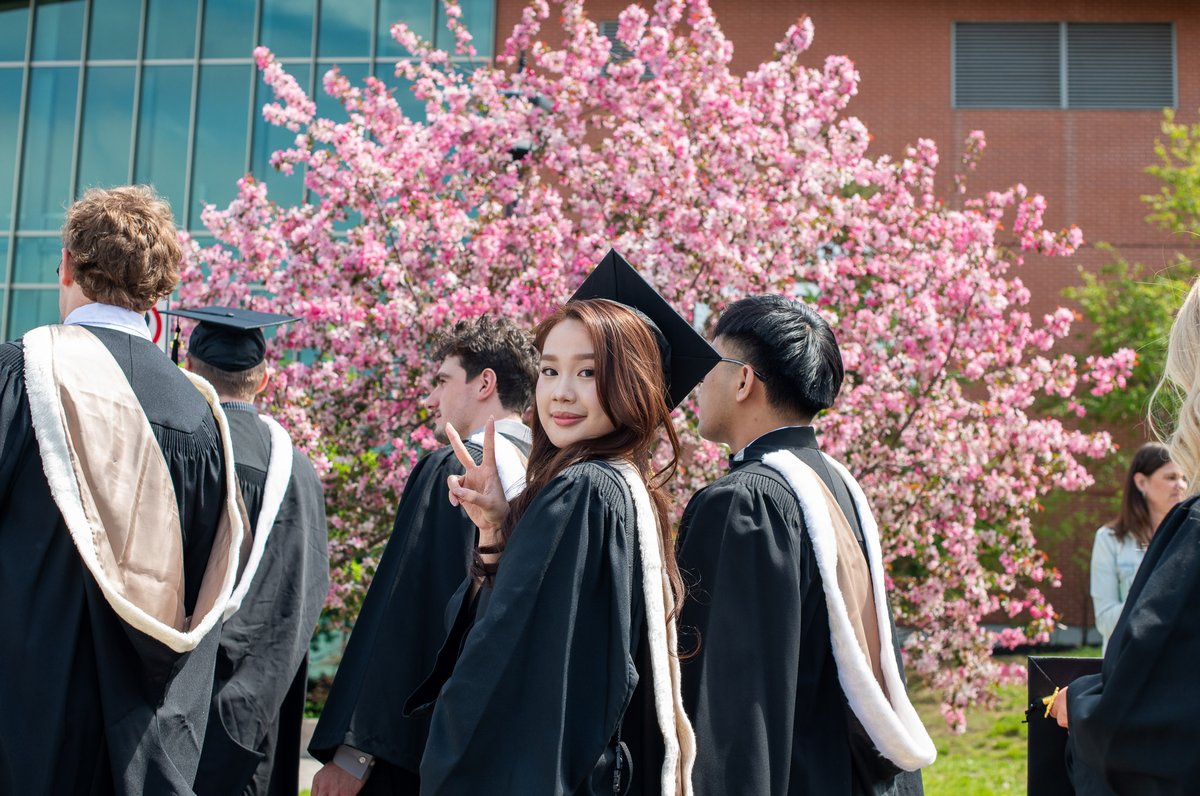 UNB's tweet photo. Day 1 of graduation celebrations has come to a close, and what a memorable day it has been.

Today, we were proud to celebrate graduates from the:
🌿 Faculty of Forestry and Environmental Management
🩺 Faculty of Nursing
🔬 Faculty of Science
📊 Faculty of Management
📚 Faculty of Education
🏃 Faculty of Kinesiology

Each ceremony was filled with meaningful moments, proud families, inspiring words and graduates ready to take their next steps.

Congratulations to today’s graduates on this important achievement. We are proud to welcome you to the UNB Alumni family and look forward to seeing the impact you will continue to make.

📸 Continue sharing your graduation moments with #ProudlyUNB, #UNBGrad and #UNBeyond so we can celebrate with you.

We look forward to another day of celebrating the Class of 2026 tomorrow.