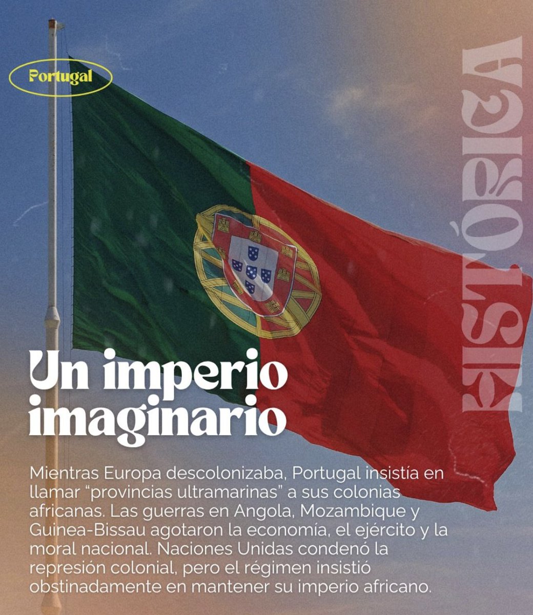 nacenruinas's tweet photo. 🇵🇹 Portugal no despertó un día bajo una dictadura de 48 años.
Todo empezó antes: crisis, golpe militar y una palabra que lo explicaba TODO: “orden”.
El 28 de mayo de 1926 se abrió el camino al Estado Novo.
#EstadoNovo #28maio #Salazar #Claveles https://t.co/EFDy1elfiu